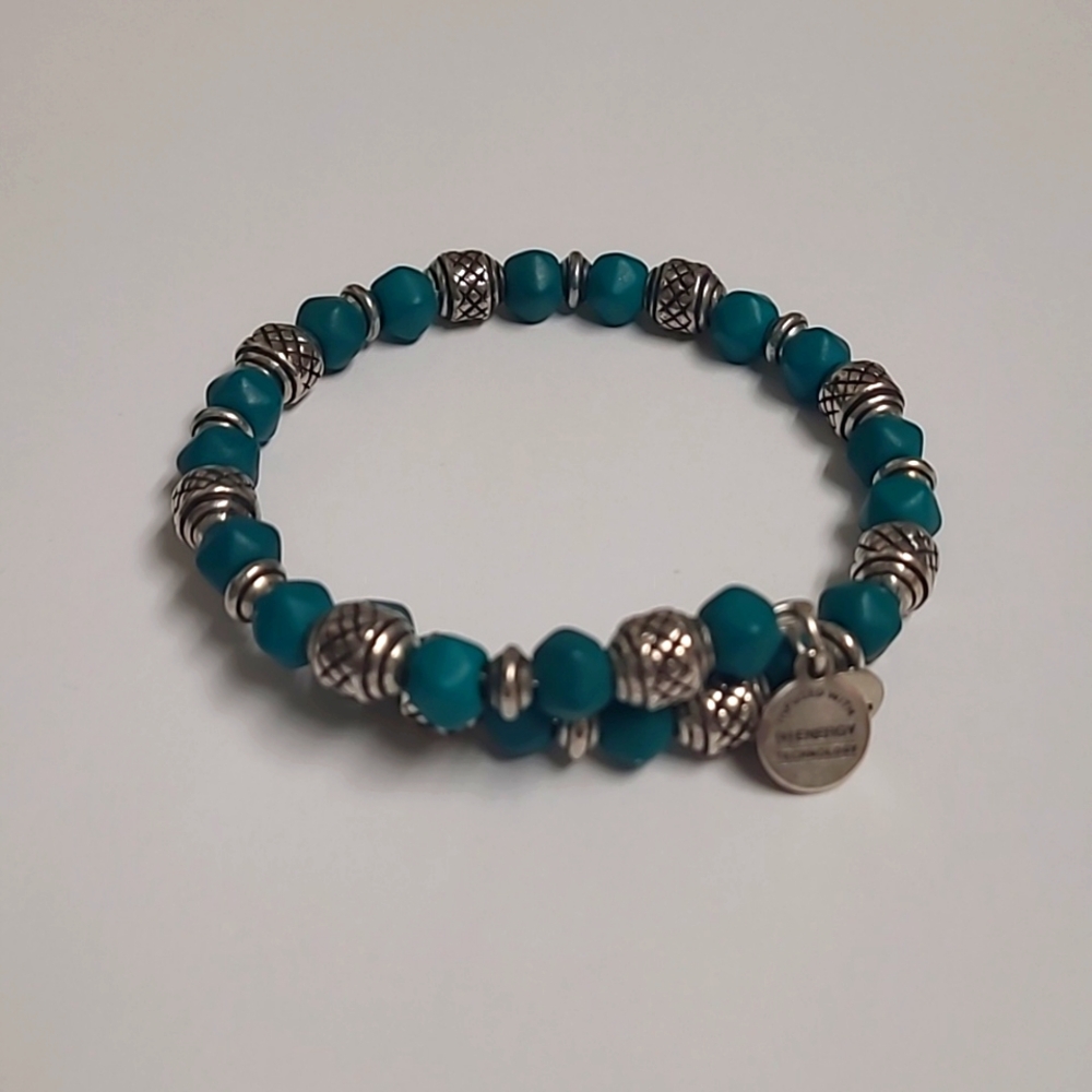 Alex and Ani season of serendipity tropical electric wrap bracelet